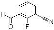 2-氟-3-甲酰基苯甲腈分子结构 (CAS 1261823-31-7)