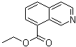 8-异喹啉甲酸乙酯分子结构 (CAS 1261871-20-8)