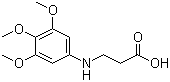 N-(3,4,5-Trimethoxyphenyl)-beta-alanine molecular structure (CAS 126314-41-8)
