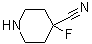 4-Fluoro-4-piperidinecarbonitrile molecular structure (CAS 1263281-75-9)