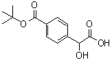 4-[叔丁氧羰基]-alpha-羟基苯乙酸分子结构 (CAS 1263282-79-6)