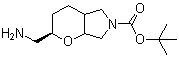 (2R,4aR,7aS)-rel-2-(氨基甲基)六氢吡喃并[2,3-c]吡咯-6(2H)-羧酸叔丁酯分子结构 (CAS 1263283-92-6)