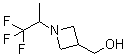 1-(2,2,2-三氟-1-甲基乙基)-3-吖丁啶甲醇分子结构 (CAS 1263285-99-9)