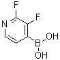 (2,3-Difluoropyridin-4-yl)boronic acid molecular structure (CAS 1263374-42-0)