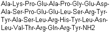 Porcine peptide YY (3-36)分子结构 (CAS 126339-09-1)