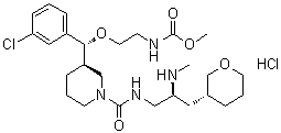 VTP-27999 盐酸盐分子结构 (CAS 1264191-73-2)