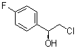 (alphaS)-alpha-(氯甲基)-4-氟苯甲醇分子结构 (CAS 126534-42-7)