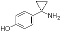 4-(1-Aminocyclopropyl)phenol molecular structure (CAS 1266158-02-4)