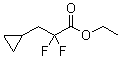 3-环丙基-2,2-二氟丙酸乙酯分子结构 (CAS 1267593-90-7)