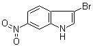 3-溴-6-硝基吲哚分子结构 (CAS 126807-09-8)