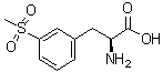 3-(甲基磺酰基)-L-苯丙氨酸分子结构 (CAS 1270093-99-6)