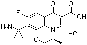 帕珠沙星单盐酸盐分子结构 (CAS 127046-45-1)