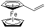 乙烯基二茂铁分子结构 (CAS 1271-51-8)
