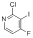 2-氯-4-氟-3-碘吡啶分子结构 (CAS 1271477-28-1)