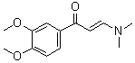 1-(3,4-二甲氧基苯基)-3-(二甲基氨基)-2-丙烯-1-酮分子结构 (CAS 127172-22-9)