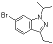 6-Bromo-3-ethyl-1-(1-methylethyl)-1H-indazole molecular structure (CAS 1276075-34-3)