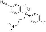 (R)-西酞普兰分子结构 (CAS 128196-02-1)