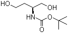 (S)-2-Boc-氨基-1,4-丁醇分子结构 (CAS 128427-10-1)