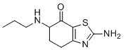 2-氨基-6-(丙基氨基)-5,6-二氢苯并[d]噻唑-7(4H)-酮分子结构 (CAS 1286047-33-3)