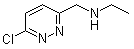 6-氯-N-乙基-3-哒嗪甲胺分子结构 (CAS 1289386-56-6)