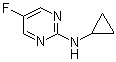 N-Cyclopropyl-5-fluoro-2-pyrimidinamine molecular structure (CAS 1289387-32-1)