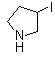 3-碘吡咯烷分子结构 (CAS 1289387-63-8)