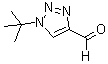 1-(1,1-二甲基乙基)-1H-1,2,3-三唑-4-甲醛分子结构 (CAS 129027-65-2)
