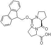 N-芴甲氧羰基-脯氨酰-脯氨酸分子结构 (CAS 129223-22-9)
