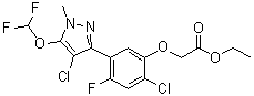 Pyraflufen-ethyl molecular structure (CAS 129630-19-9)