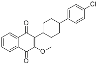 阿托伐醌 EP 杂质D分子结构 (CAS 129700-41-0)