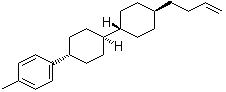 1-[(反式,反式)-4'-(3-丁烯基)[1,1'-联环己烷]-4-基]-4-甲基苯分子结构 (CAS 129738-42-7)