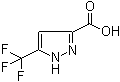 5-(Trifluoromethyl)-1H-pyrazole-3-carboxylic acid molecular structure (CAS 129768-28-1)