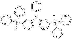 2,7-Bis(diphenylphosphinyl)-9-phenylcarbazole molecular structure (CAS 1299463-56-1)