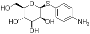 4-氨基苯基 1-硫代-beta-D-甘露糖苷分子结构 (CAS 129970-93-0)