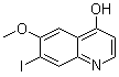 7-碘-6-甲氧基-4-喹啉醇分子结构 (CAS 1300031-68-8)