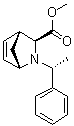 (1S,3S,4R)-2-((1R)-1-苯基乙基)-2-氮杂双环[2.2.1]庚-5-烯-3-羧酸甲酯分子结构 (CAS 130194-96-6)