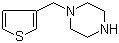 1-(噻吩-3-甲基)哌嗪分子结构 (CAS 130288-91-4)