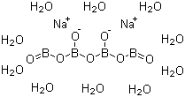 硼砂分子结构 (CAS 1303-96-4)