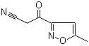 5-甲基-beta-氧代-3-异恶唑丙腈分子结构 (CAS 130371-64-1)