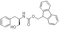 (R)-[1-(羟基甲基)-2-苯基乙基]氨基甲酸芴甲基酯分子结构 (CAS 130406-30-3)