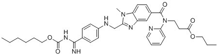 达比加群酯丙酸酯分子结构 (CAS 1304574-20-6)