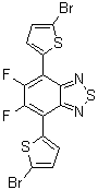 4,7-二(5-溴-2-噻吩基)-5,6-二氟-2,1,3-苯并噻二唑分子结构 (CAS 1304773-89-4)