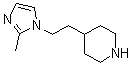 4-[2-(2-甲基-1H-吲唑-1-基)乙基]哌啶分子结构 (CAS 130516-99-3)