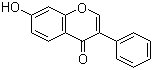 7-羟基-3-苯基苯并吡喃-4-酮分子结构 (CAS 13057-72-2)