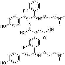 富马酸依利色林分子结构 (CAS 130580-02-8)