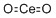 Cerium dioxide molecular structure (CAS 1306-38-3)