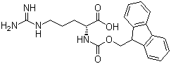 Fmoc-D-Arginine molecular structure (CAS 130752-32-8)
