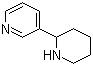 3-(2-哌啶基)吡啶分子结构 (CAS 13078-04-1)