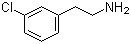 2-(3-氯苯基)乙胺分子结构 (CAS 13078-79-0)