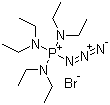 叠氮化三(二乙胺基)溴化鏻分子结构 (CAS 130888-29-8)